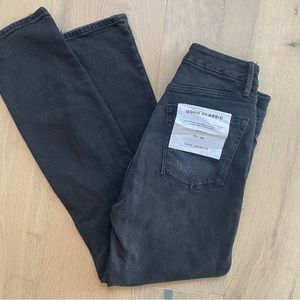 Good American Black High Waisted Jeans Size 10